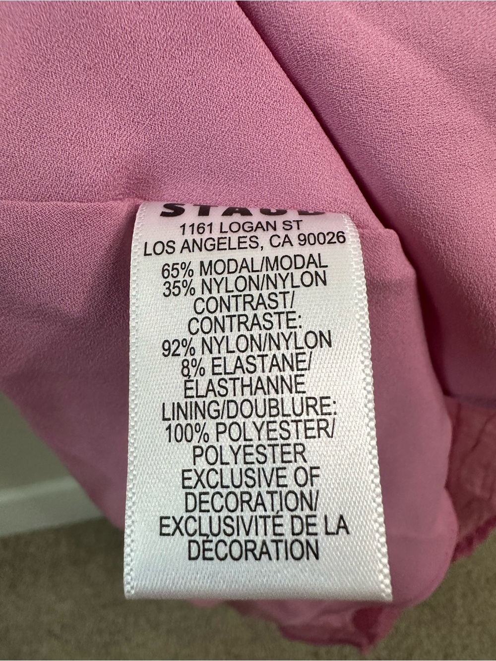 STAUD Cassie beaded organza maxi dress in Flirt pink SZ US 8 NWT - Picture 6 of 8